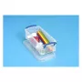 Really Useful Boxes 0.9C Laikymo Dėžutė - Skaidri - 0,9 Litro - Stačiakampė - Polipropilenas