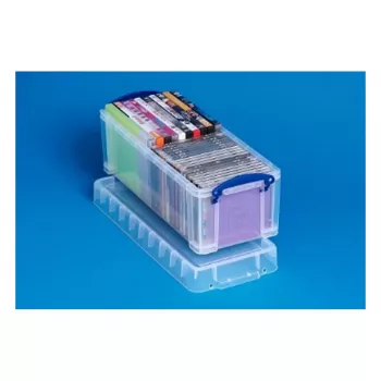 Really Useful Box 6.5 Litro CD/DVD laikymo dėžutė – talpina 36 CD arba 20 DVD – skaidri