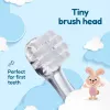 Brush-Baby BabySonic keičiamos šepetėlio galvutės 0-18 mėn. 2 vnt. Baltos