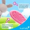 BRUSH BABY Bobbie Bunny Teether Infant Teether Toy Cappuccino Grey