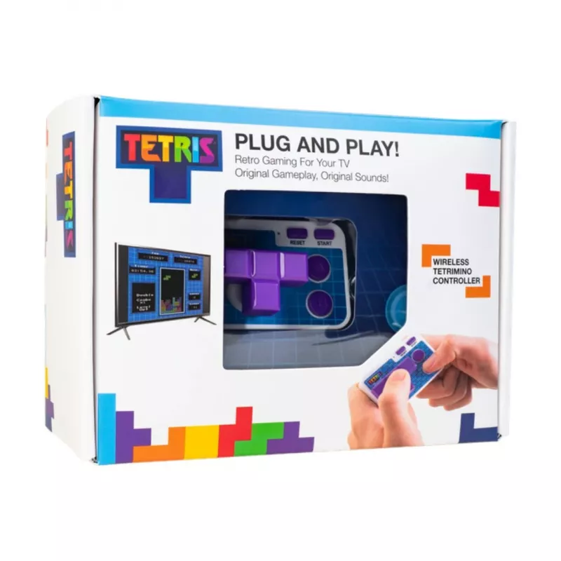 FIZZ CREATIONS Retro Arcade Tetris belaidė plug and play pultelio konsolė