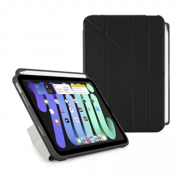 Pipetto Origami No3 Pencil Case, skirta iPad mini (A17 Pro / 6th Gen), juoda