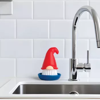 OTOTO Beardy Dish Brush - Naujoviškas indų šepetėlis su barzda ir pakabinimo kilpa