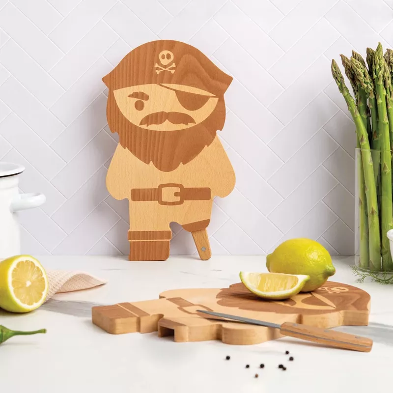 OTOTO Pirate Board Pjaustymo Lentelė ir Peilio Rinkinys