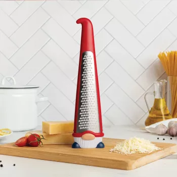 OTOTO Pepito Universal Grater - Tarkos šuo taksas, nerūdijantis plienas, juoda