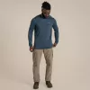 Craghoppers NosiLife Abel LS T-Shirt - Blue Stone (M)