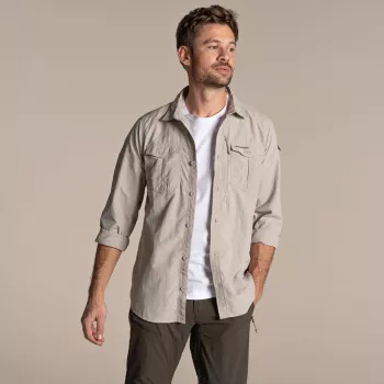 Craghoppers NosiLife Adventure LS Shirt III - Parchment - Size L