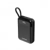Canyon OnPower 104 10000 mAh Power Bank su USB-C ir Lightning laidais Juodas