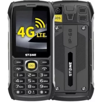 eSTAR Stone 4G nešiojamas telefonas – juoda/oranžinė
