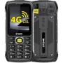 eSTAR Stone 4G nešiojamas telefonas – juoda/oranžinė