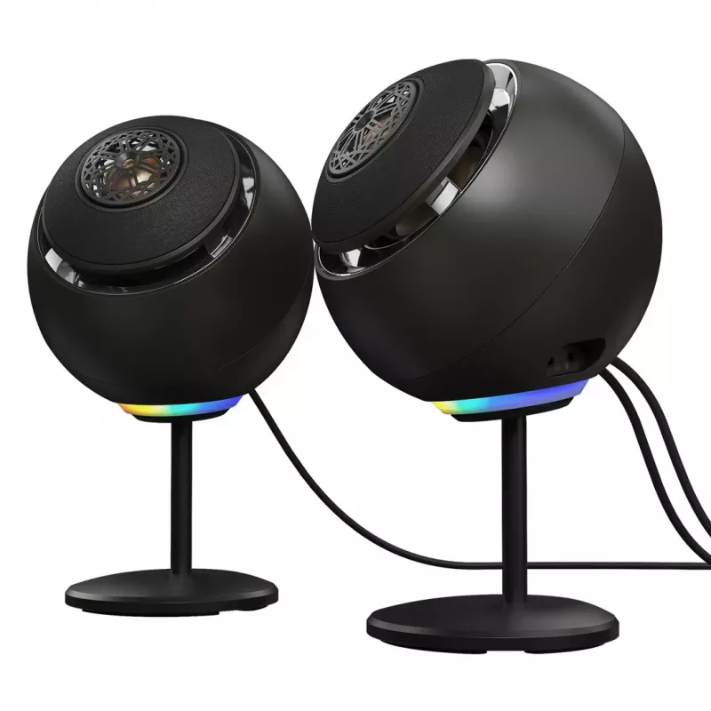 Creative Pebble Nova 2.0 USB-C garsiakalbių sistema 9W RMS juoda