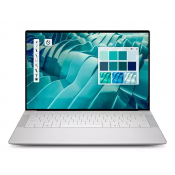 Dell 14 Premium nešiojamas kompiuteris - Intel Core Ultra 7-255H, 32GB RAM, 1TB SSD, NVIDIA GeForce RTX 4050, 14,5 inch OLED Touch, Windows 11 Pro, apšviesta klaviatūra, 6 elementų baterija, 100W adapteris