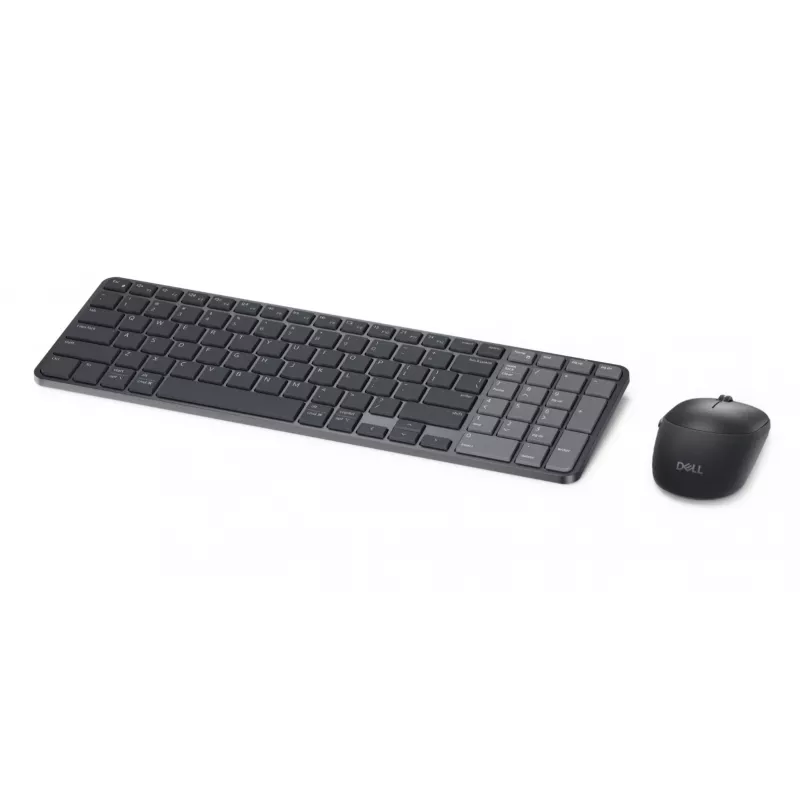 Dell Pro 7 belaidis kompaktiškas klaviatūros ir pelės rinkinys - KM746 - Estijos (QWERTY) - Titan Gray