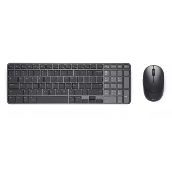 Dell Pro 7 Rechargeable Compact Keyboard and Mouse - KM746 - Russian (QWERTY) - Titan Gray