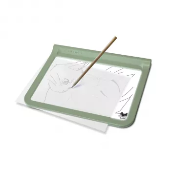 Kidywolf Light Tablet A4 LED Drawing Tablet su 8 spalvomis, 4 režimais, USB-C, balta