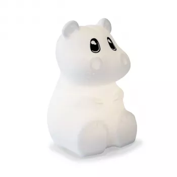 KIDYWOLF Naktinė lemputė Hipopotamas su spalvų kaita 15cm