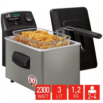 FRITEL FryTastic Deep Fryer 3L 2.3kW Anthracite/Silver