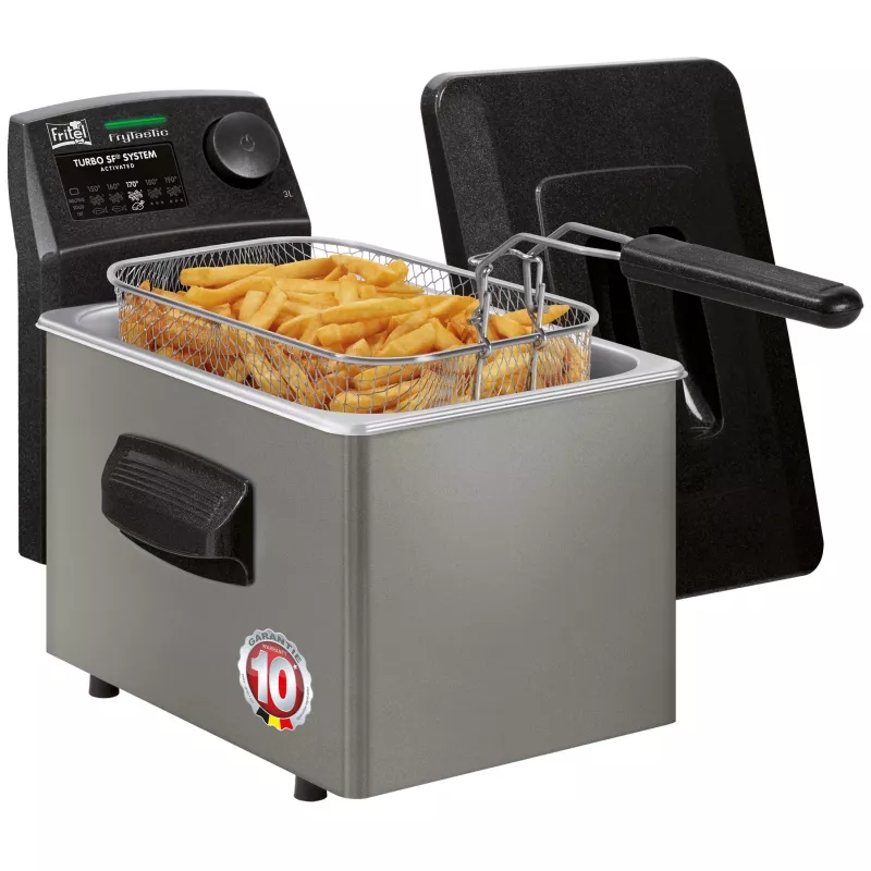 FRITEL FryTastic gruzdintuvė 3L 2.3kW antracitinė/sidabrinė