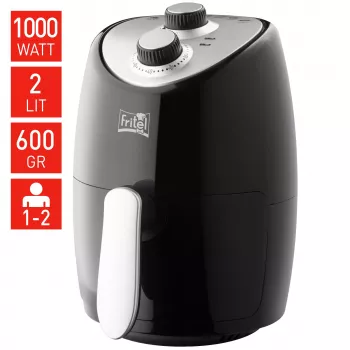 FRITEL Starter My SnackTastic 4202 Oro gruzdintuvė 1kW Sidabrinė/Juoda