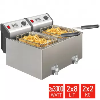FRITEL TURBO SF gruzdintuvė 16 litrų 6.6kW nerūdijantis plienas