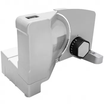 Fritel SL 3657 elektrinė pjaustyklė, 150W, nerūdijančio plieno peilis, 170 mm, pjovimo storis 0–15 mm, sidabrinė/juoda