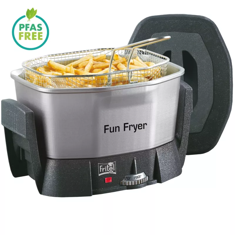 FRITEL Starter Deep Fryer 1.5L 1400W Black/Grey/Silver