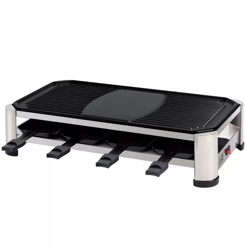 FRITEL RG 2170 Raclette Grill nerūdijančio plieno/chromuotas/juodas 1200 W 8 asmenims