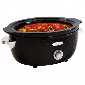 FRITEL Family Slow Cooker 5.5 Liter 210W Black/Chrome