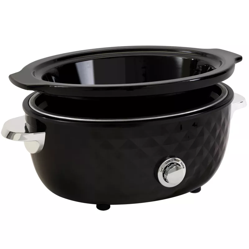FRITEL Family Slow Cooker 5.5 Liter 210W Black/Chrome