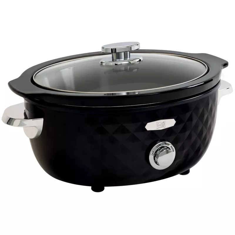 FRITEL Family Slow Cooker 3.3L 150W Black/Chrome