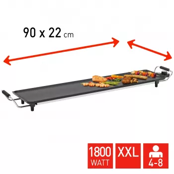 FRITEL Starter TY 1897 XXL Teppanyaki Grill 1800W Silver/Black