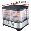FRITEL Family Food Dehydrator 250W sidabrinė/pilka