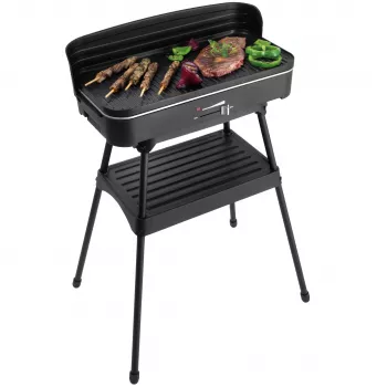 FRITEL Starter BBQ 2246 elektrinis kepsninės stovas, 2200 W, juoda