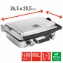Fritel CW 3627 3-in-1 kontaktinis grilis, sumuštinių keptuvė ir vaflinė 1600W nerūdijantis plienas