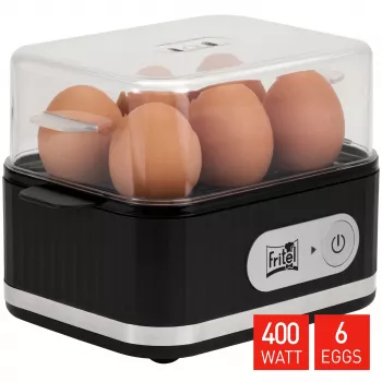 FRITEL Family Egg Cooker 400W Black/Transparent