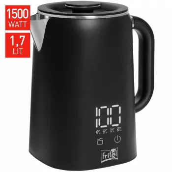 Fritel Kedel 1.7 Litro Juodas Virdulys