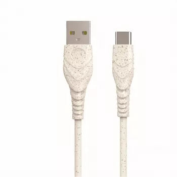 BIOND USB-A į USB-C 3A 2M Įkrovimo ir Duomenų Laidas – Juodas