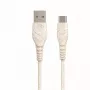 BIOND USB-A į USB-C 3A 2M Įkrovimo ir Duomenų Laidas – Juodas