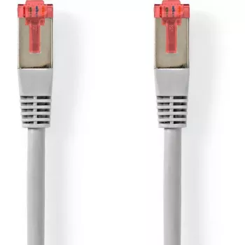 Nedis Cat6 S/FTP RJ45 Patch Cable 5,00 m Grey Round PVC Hanger