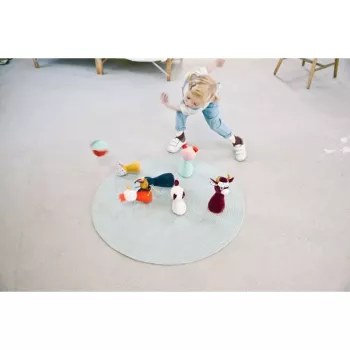 Lilliputiens Ūkio boulingo rinkinys su varpelio kamuoliuku