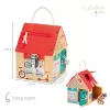 Lilliputiens Georges the Fox Wooden Activity House with Locks