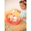 Lilliputiens Lena Baby Doll Set with Carrycot, Comforter and Milk Bottle