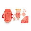 Lilliputiens Lena Baby Doll Set with Carrycot, Comforter and Milk Bottle