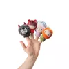 Lilliputiens Little Red Riding Hood Finger Puppet Set, 4 Characters + Storage Pouch, 12m+
