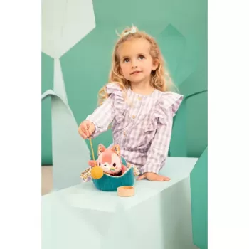 Lilliputiens Jeanne the Cat Plush Toy Set su krepšeliu ir aksesuarais, 12m+