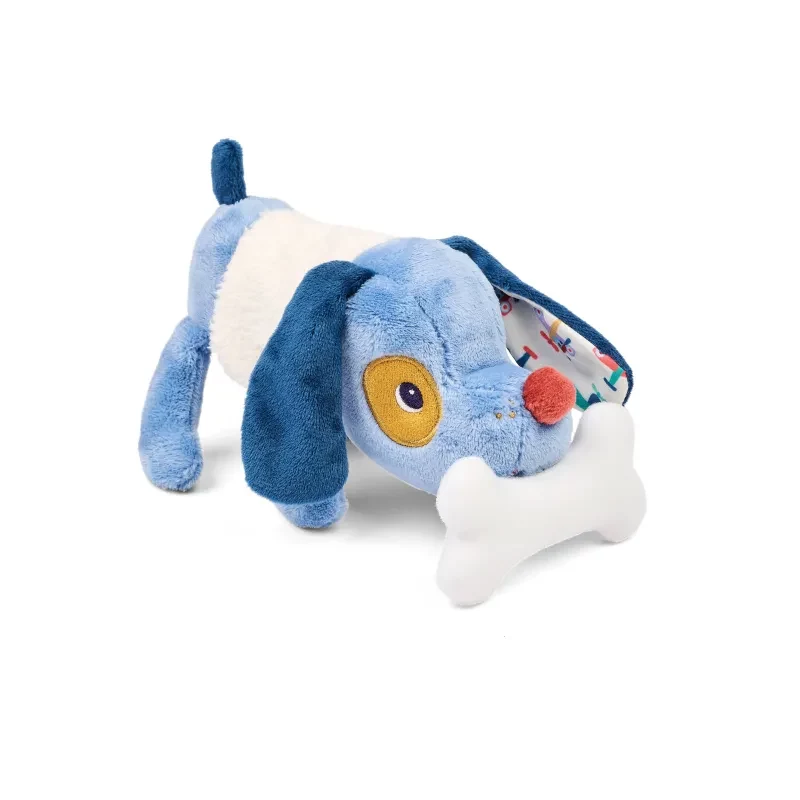 Lilliputiens Jules the Dog Plush Activity Playset su krepšeliu ir aksesuarais, 12m+