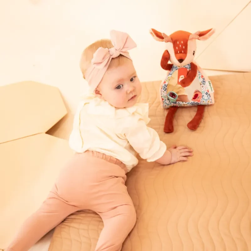 Lilliputiens Activity Toy with Mirror Peek-a-boo Stella the Fawn 6m+