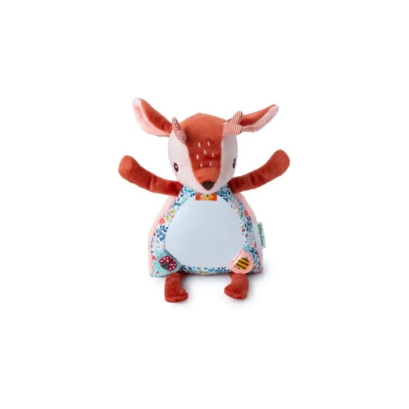 Lilliputiens Activity Toy with Mirror Peek-a-boo Stella the Fawn 6m+