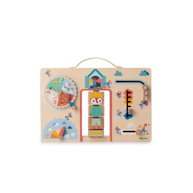 Lilliputiens Alice the Fox All-Weather Dress-Up Activity Board 83556