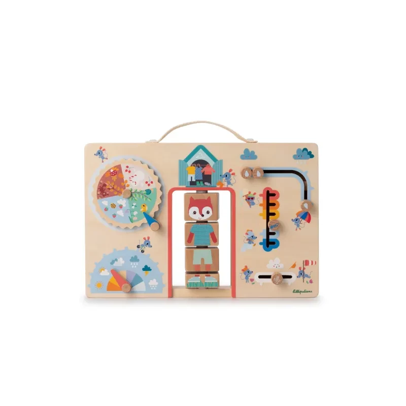 Lilliputiens Alice the Fox All-Weather Dress-Up Activity Board 83556